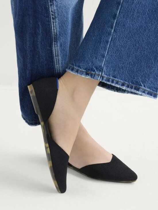 Rothy's Shoes - Rothy's The D'Orsay Point in Black - Size: 7.5